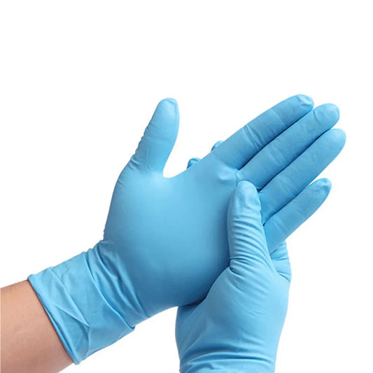 Nitrile Gloves – Powder-Free, Long Cuff (Pack of 100)