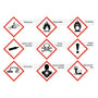 GHS Hazard Labels – 20 x 20mm, Roll of 500