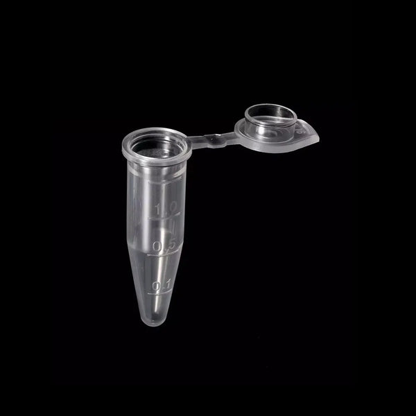 1.5mL Microcentrifuge Tubes – PP, PCR Clean, ETO Sterile (Peel Bag of 500)