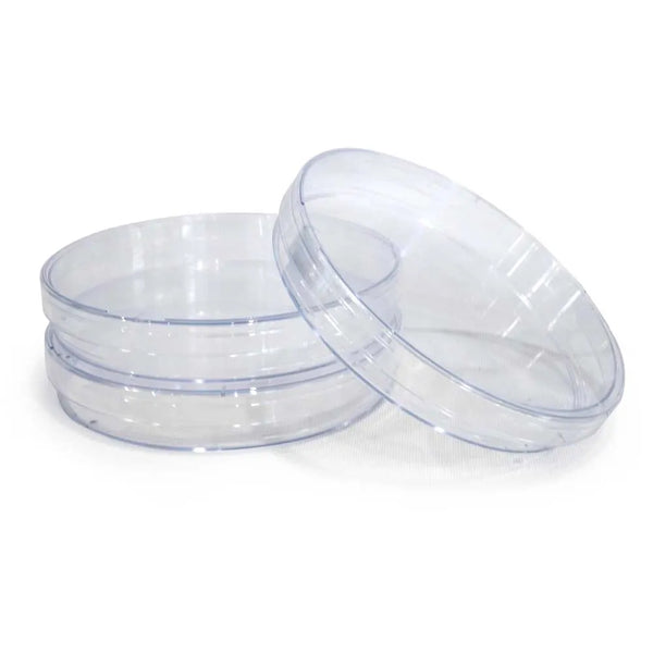 Sterile Petri Dish, PS, 90mm x 15mm, Gamma Sterile, 3 Vents, Carton of 500
