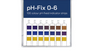 pH-Fix Non-Bleed Indicator Test Strips, 6 x 85mm, pH Range 0-6, Pack of 100