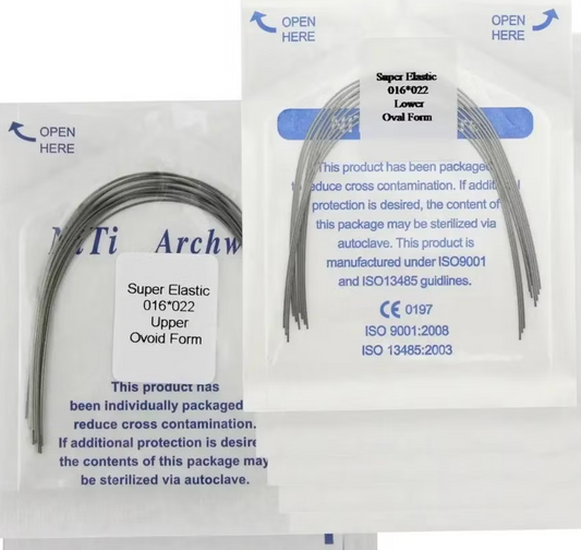 Super Elastic NITI Archwire – Oval Form (Rectangular, Upper/Lower)