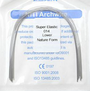 Super Elastic NITI Archwire – Natural Form (Round, Upper/Lower)