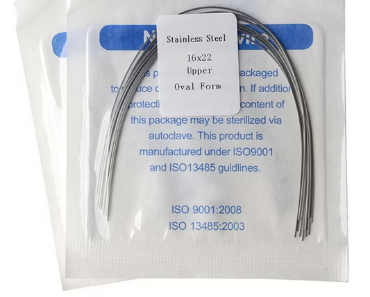 Stainless Steel Archwire – Oval Form (Rectangular, Upper/Lower)