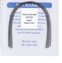 Thermally Activated NITI Archwire – Natural Form (Rectangular, Upper/Lower)