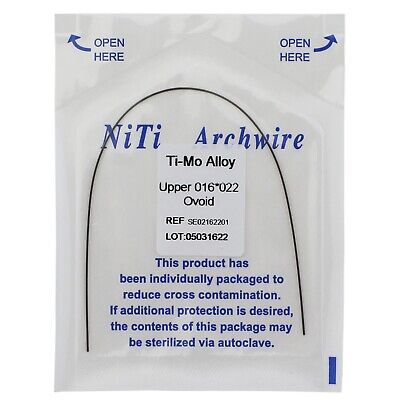 TMA Archwire Oval Form (Rectangular) - Upper/Lower